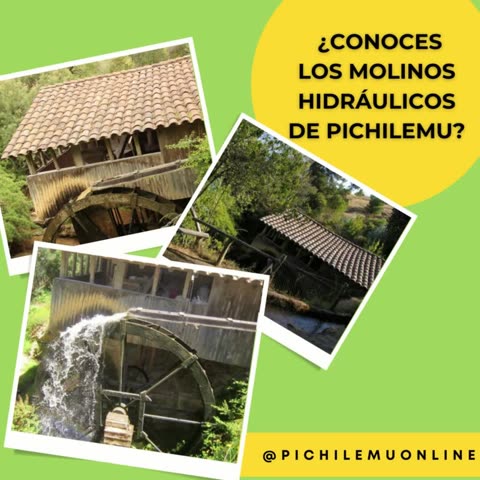 El Molino de Agua de la localidad de Rodeillo, en la comuna de Pichilemu, mantiene viva la tradición de mol…